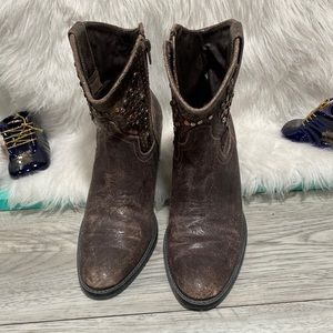 Civico 10 studded western boots made in Brazil size 9 M